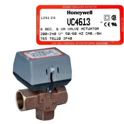 VALVULA ZONA MOTORIZADA 3 VIAS 3/4" HHH SPDT CON MICRO VC4613MH6000/U HONEYWEL