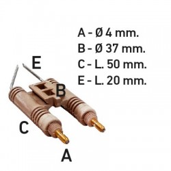 ELECTRODO PARA CRONO 5L/3LX  BAXI 121307513