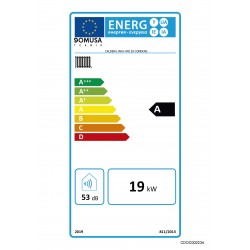 CALDERA DOMUSA JAKA 20 HFD CONDENS 19,1 kW SOLO CALEFACCIÓN