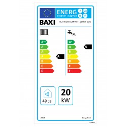 CALDERA CONDENSACIÓN PLATINUM COMPACT 26/26F ECO GN Y GLP