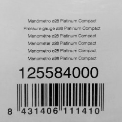 MANÓMETRO 28 PLATINUM COMPACT 125584000 BAXI ROCA