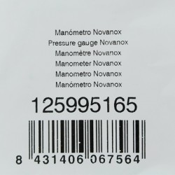 MANÓMETRO 40 NOVANOX PLATINUM 125995165 BAXI ROCA