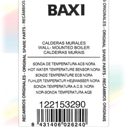 SONDA DE TEMPERATURA A.C.S. NORA 122153290 BAXI ROCA