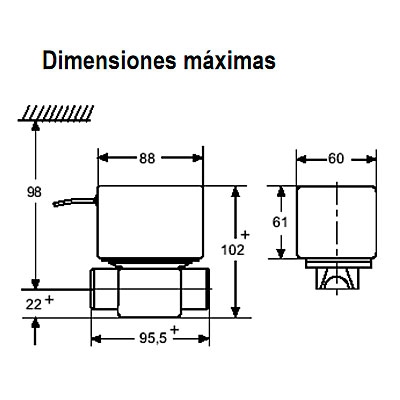 VALVULA ZONA MOTORIZADA  2 VIAS 1" H-H SPDT CON MICRO V4043H1122/U HONEYWEL