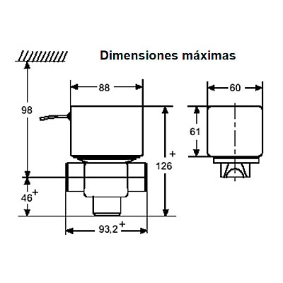 VALVULA ZONA MOTORIZADA 3 VIAS 3/4" H-H SPDT CON MICRO V4044F1000/U