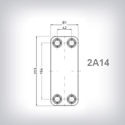 INTERCAMBIADOR 2A14 DE 10 PLACAS 3/4" M SOLDADO