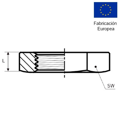 CONTRATUERCA 3/8" INOXIDABLE 316 INOXPRES