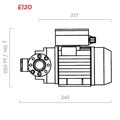 BOMBA GASOIL E 120 /M 1" 230/50 HZ PIUSI 000326000