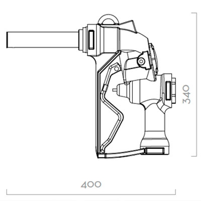 PISTOLA BOQUEREL GASOIL AUTOMÁTICA A280 PIUSI F13249000