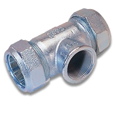 MANGUITO TE T−TF PARA TUBO ACERO 1/2" x 1/2" x 1/2"