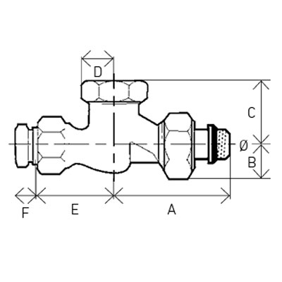 DETENTOR RECTO 1/2 x 1/2 ROSCAR