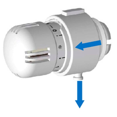 CABEZAL TERMOSTÁTICO ALB SENSOR LÍQUIDO 1824