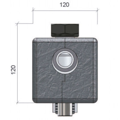 COLECTOR DISTRIBUCIÓN C70/2F KOMPAT DN25 CON AISLAMIENTO