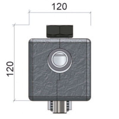 COLECTOR DISTRIBUCIÓN C70/3F KOMPAT DN25 CON AISLAMIENTO