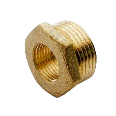 REDUCCIÓN LATON MACHO-HEMBRA HEXAGONAL 1/2"−1/8"