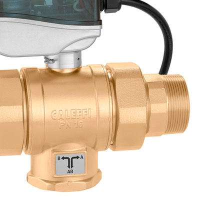 VÁLVULA MOTORIZADA 3 VÍAS 1" T MEZCLADORA  230V 638163 CALEFFI