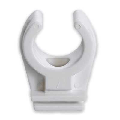 ABRAZADERA BLANCA CLIP SIMPLE M−6 14−15mm