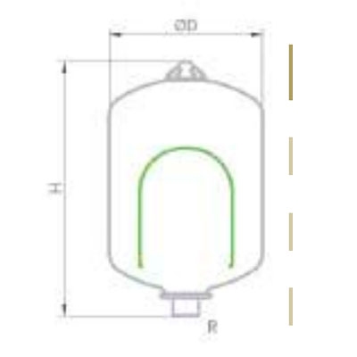 VASO EXPANSIÓN A.C.S. 5 L CMR−10 BAR 3/4 IBAIONDO