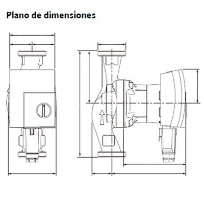 BOMBA WILO YONOS PICO 15/1−6 1/2" 130mm