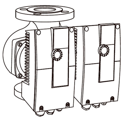 BOMBA WILO STRATOS−D 50/1−9 PN6/10