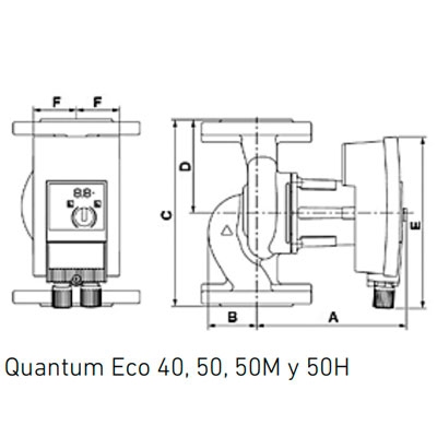 BOMBA CIRCULADORA CALEFACCIÓN BAXI QUANTUM ECO 32H 1 1/4"