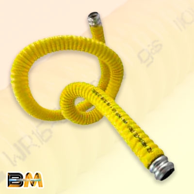 TUBO CATS ACERO INOXIDABLE CORRUGADO WR16-CE ROSCA DN12 GAS 10 METROS