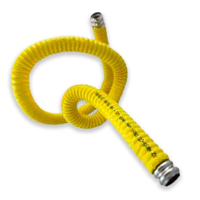 TUBO CATS ACERO INOXIDABLE CORRUGADO WR16-CE ROSCA DN12 GAS 10 METROS