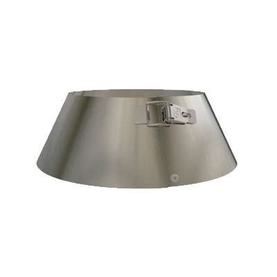 COLLARÍN ANTILLUVIA Ø125/175 CHIMENEA DOBLE PARED INOX 316-304 CONVESA KW