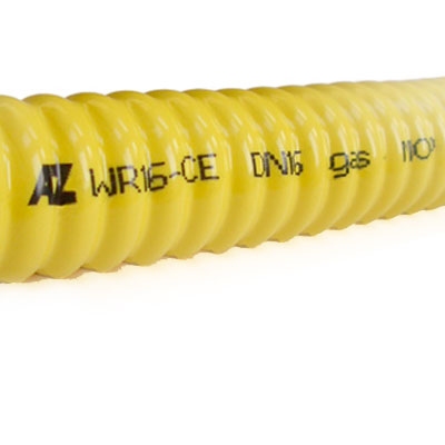 TUBO CATS ACERO INOXIDABLE CORRUGADO WR16-CE ROSCA DN16 GAS 10 METROS