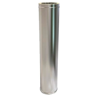 MÓDULO DE 1m. Ø125/175 CHIMENEA DOBLE PARED INOX 316-304 CONVESA KW