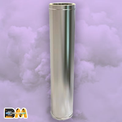 MÓDULO DE 1m Ø150/200 CHIMENEA DOBLE PARED INOX 316-304 CONVESA KW