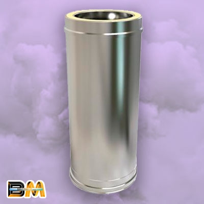 MÓDULO DE 0,50 m. Ø150/200 CHIMENEA DOBLE PARED INOX 316-304 CONVESA KW