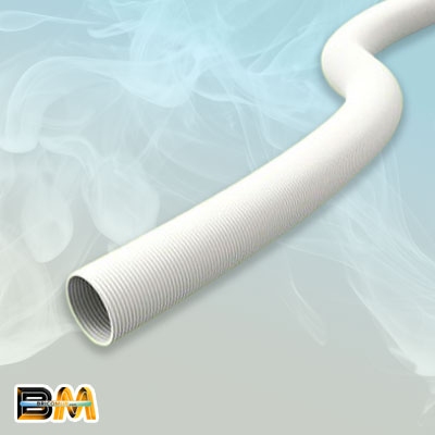 TUBO FLEXIBLE UNIÓN POR MANGUITOS POLIPROPILENO BLANCO BIFLUJO / SIMPLE ROLLO 20M Ø 100 MM