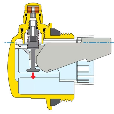 TAPÓN PURGADOR AUTOMÁTICO 1" DERECHA 507611