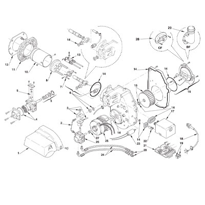 GRUPO ELECTRODOS NEO -TRONIC 2RS  /3RS /  4RS BAXI 121302887