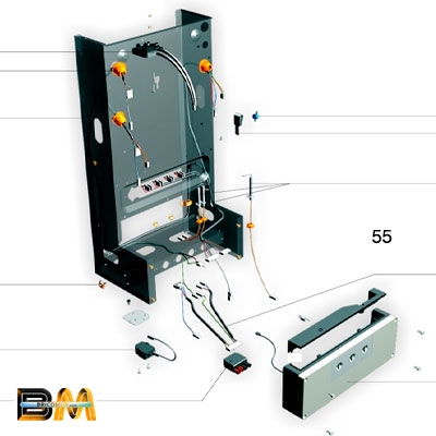 TARJETA ELECTRONICA RSF−20/20 (V.00) 122121410 BAXI ROCA