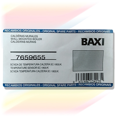 SONDA TEMPERATURA CALDERA SC 1800K BLANCA 7659655 BAXI