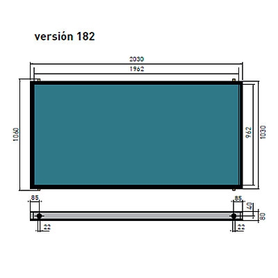 CAPTADOR SOLAR SIMEPLANO 182 1.75 L 203x103x8