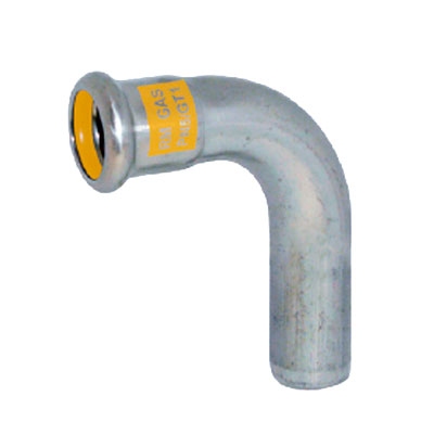 CURVA 90 H-M ACCESORIO GAS PRENSAR INOXIDABLE 316