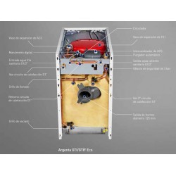 GRUPO TÉRMICO GASOIL ARGENTA 24 GTIF ECO (calefacción + ACS instantánea - estanca)